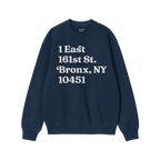 New York Baseball Stadium NYY Address Sweatshirt