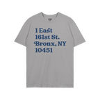 New York Baseball Stadium NYY Address T-shirt