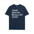 New York Baseball Stadium NYY Address T-shirt