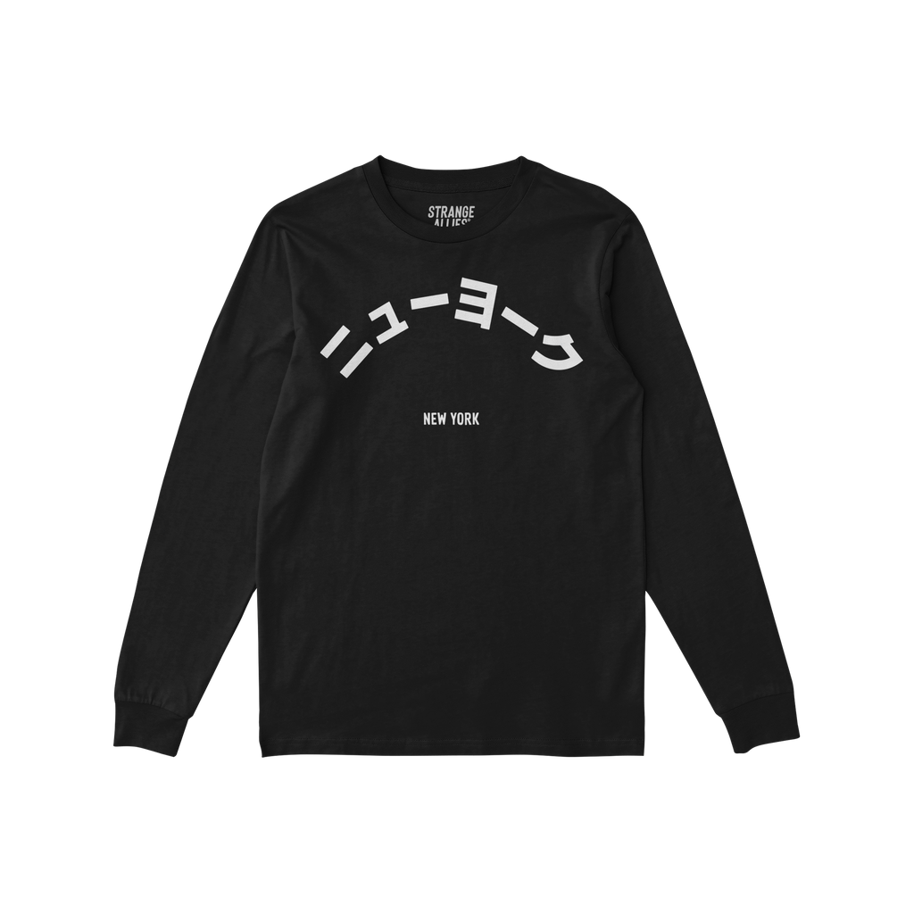 New York Japanese Long Sleeve T-shirt