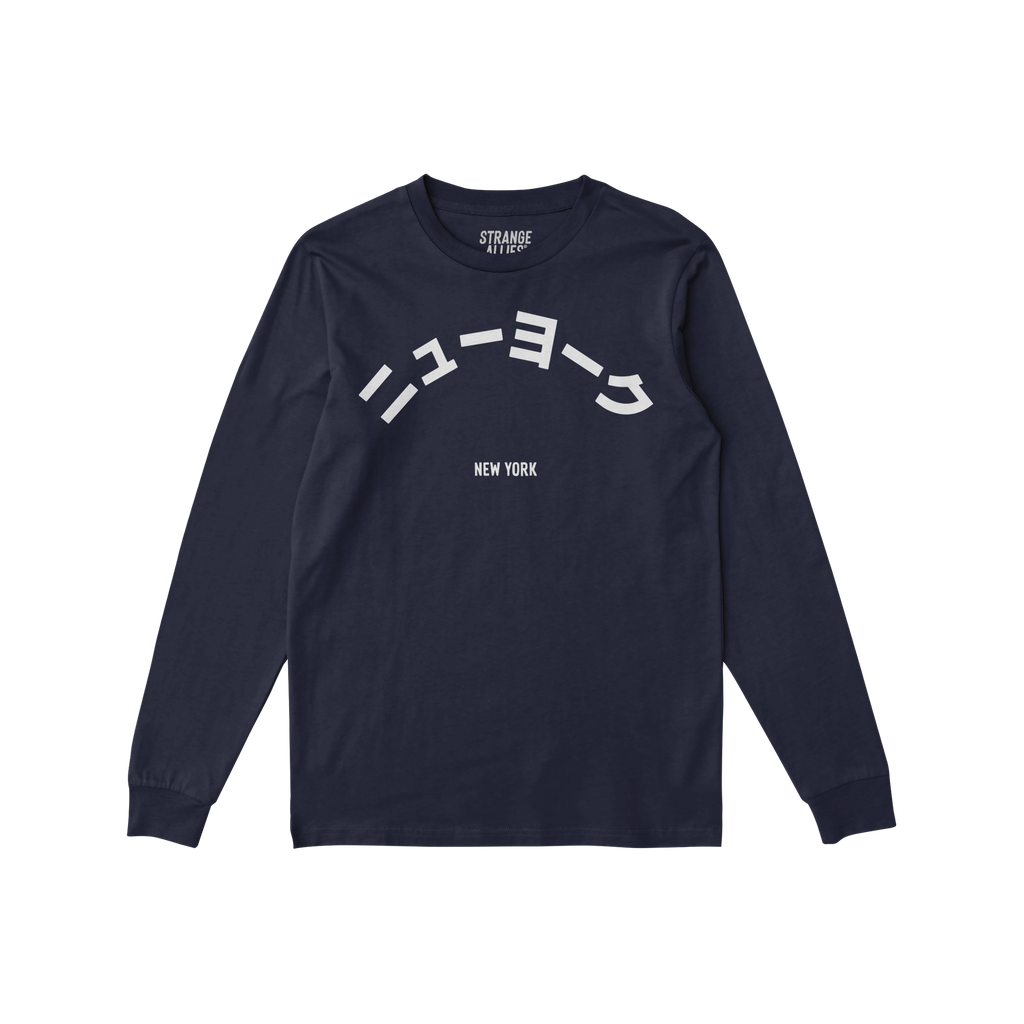 New York Japanese Long Sleeve T-shirt