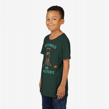 No Kings No Masters Kids T-shirt