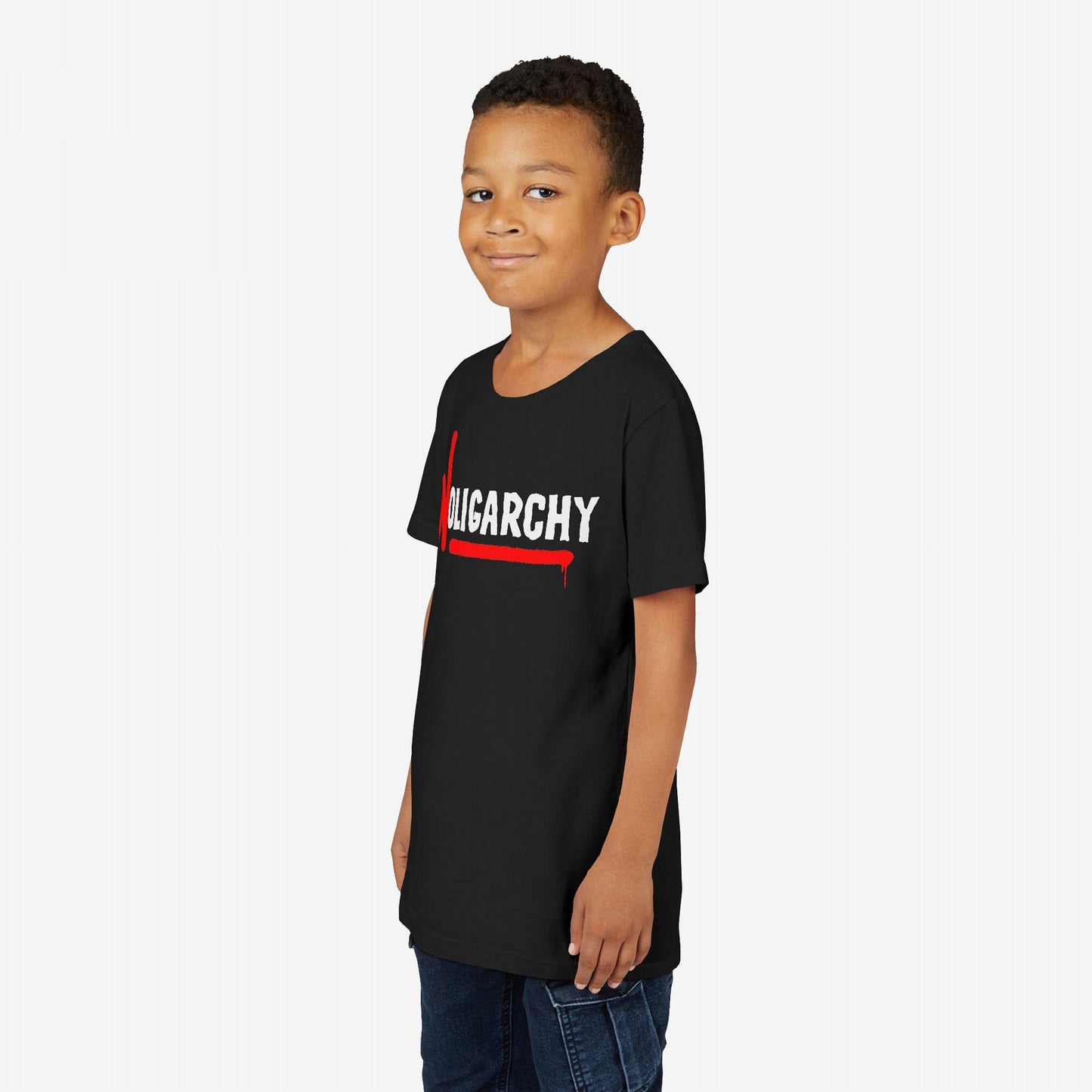 No Oligarchy Kids T-shirt
