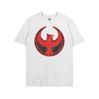 St. Louis Rebel Alliance T-shirt featuring a red phoenix graphic in a circle, symbolizing resistance and equality. Ideal for 