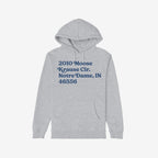 Notre Dame Football Stadium Address Hoodie & Sweatshirt