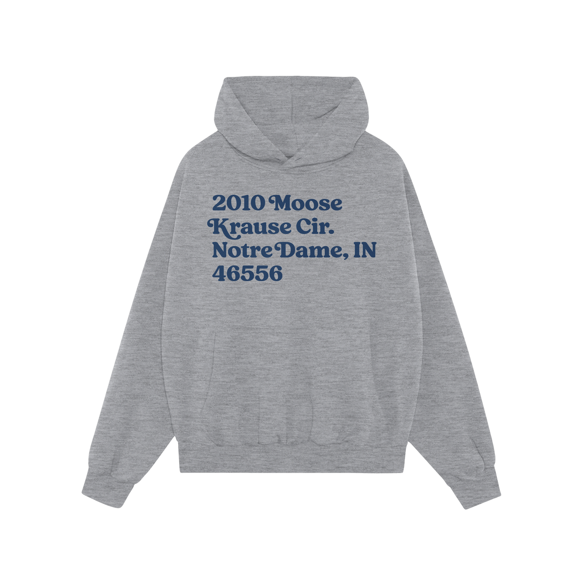 Notre Dame Football Stadium Address Hoodie