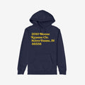 Notre Dame Football Stadium Address Hoodie & Sweatshirt