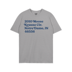 Notre Dame Football Stadium Address T-shirt