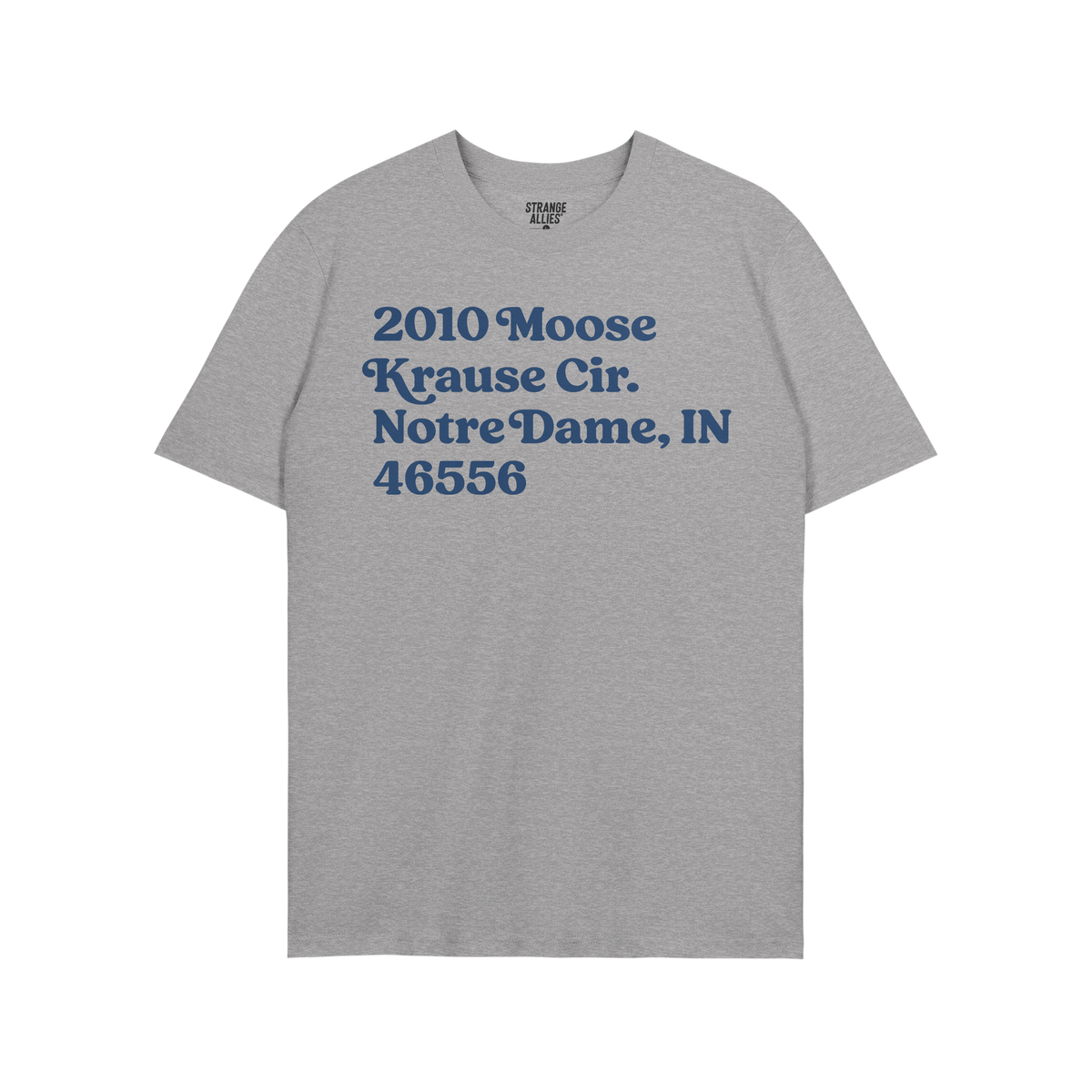 Notre Dame Football Stadium Address T-shirt