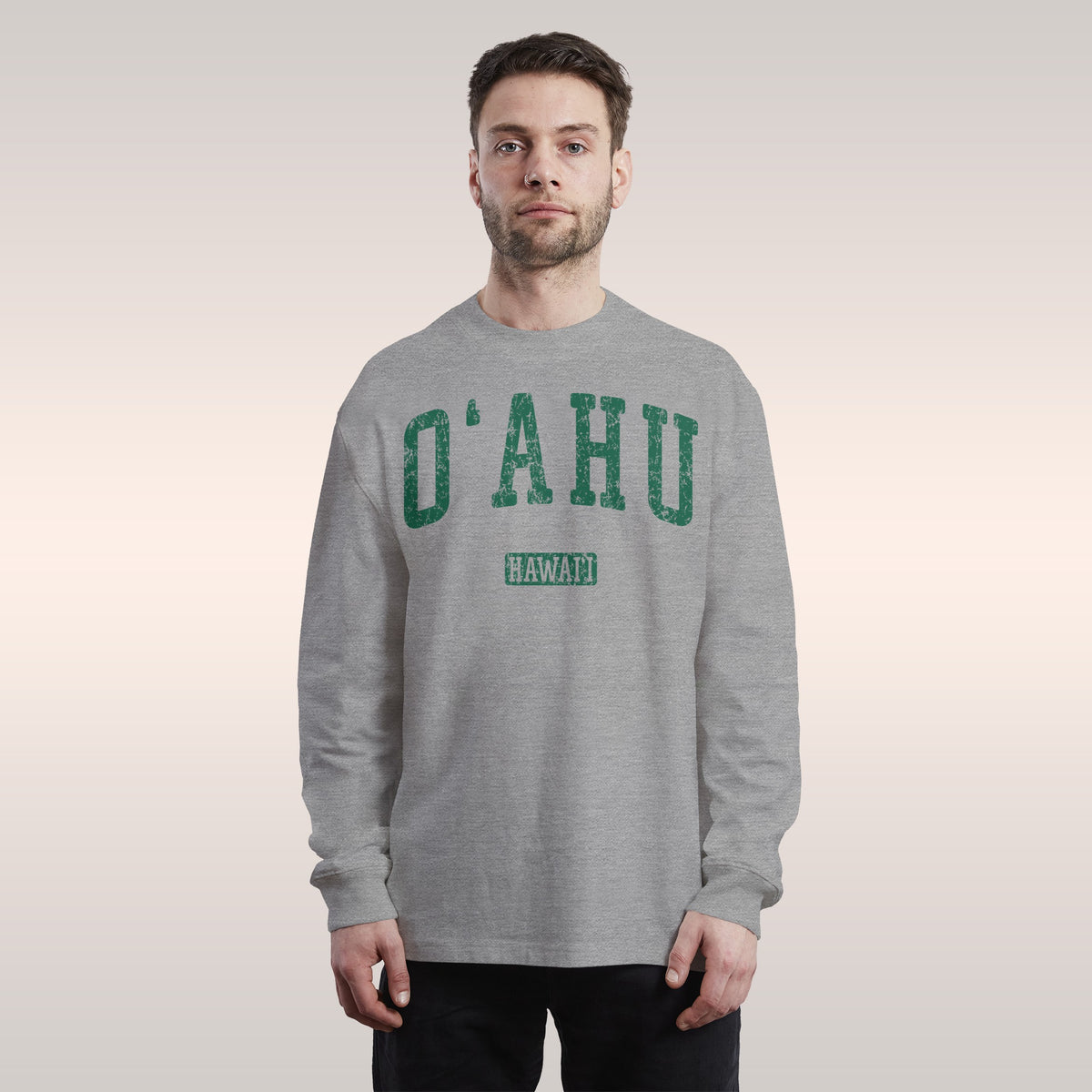 Oahu Hawaii Long Sleeve T-shirt