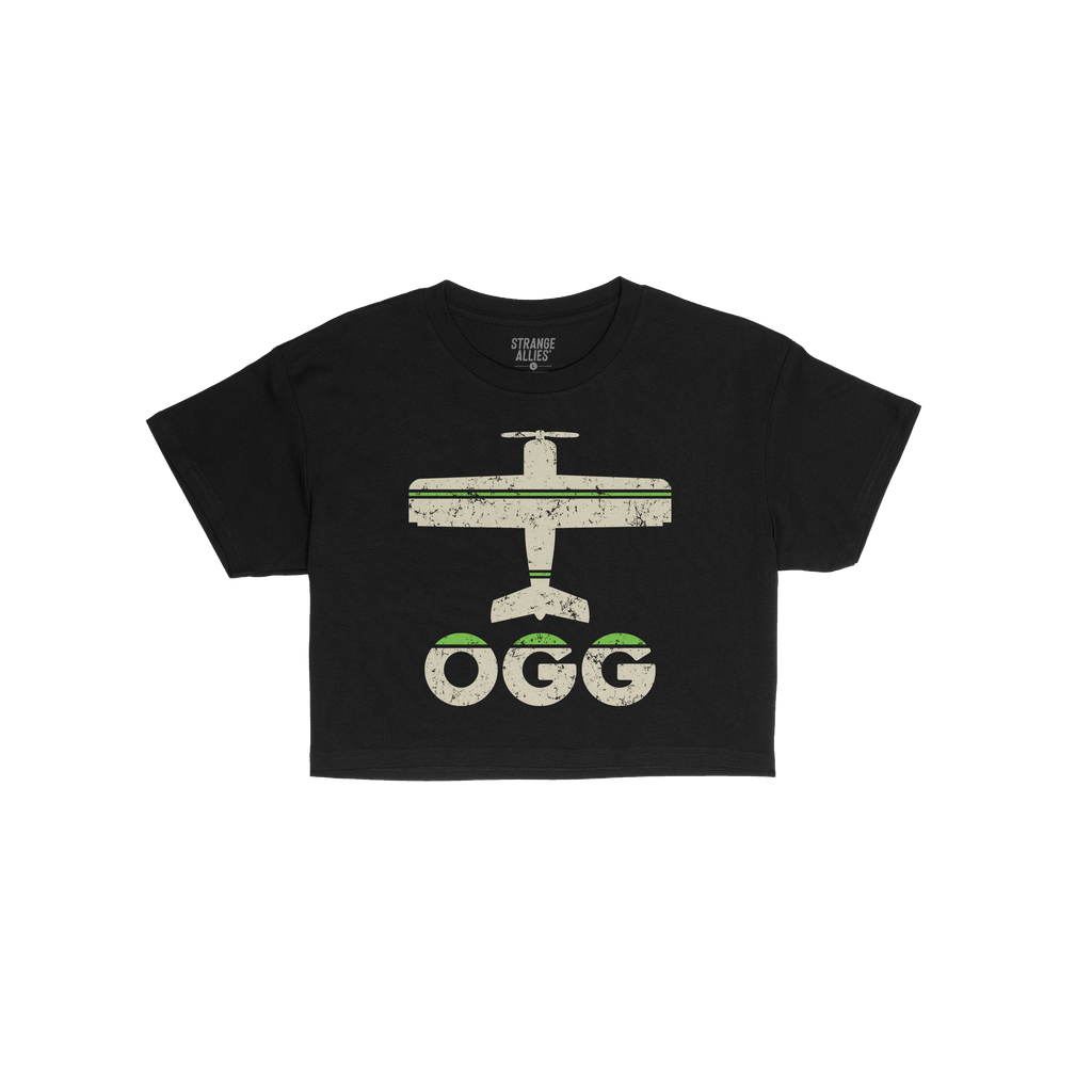 Kahului OGG Airport Maui Crop Top