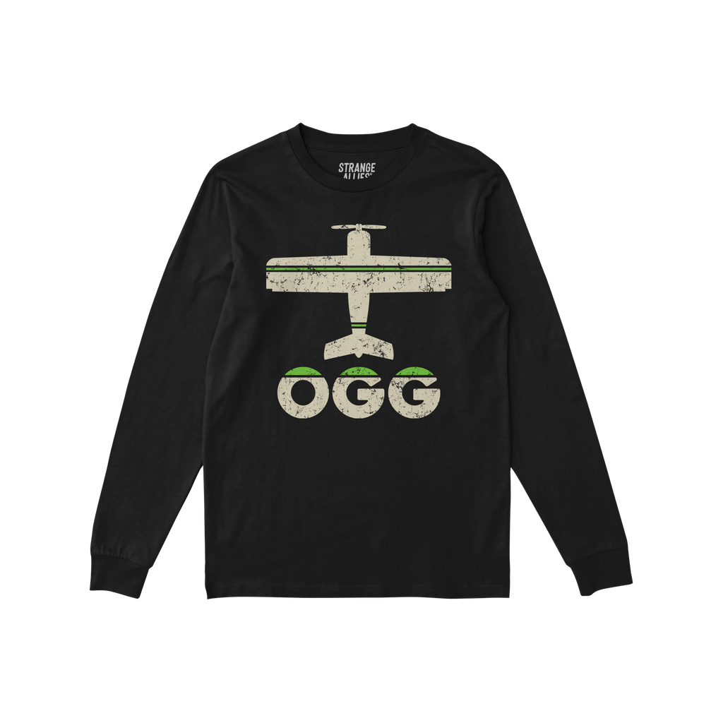 Kahului OGG Airport Maui Long Sleeve T-shirt
