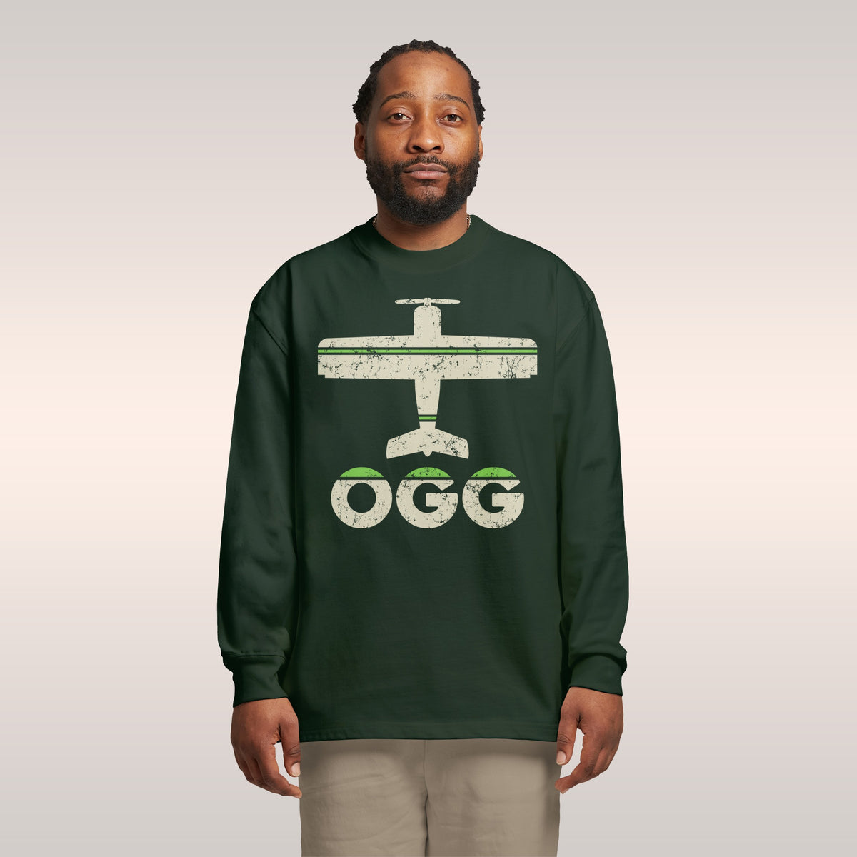 Kahului OGG Airport Maui Long Sleeve T-shirt