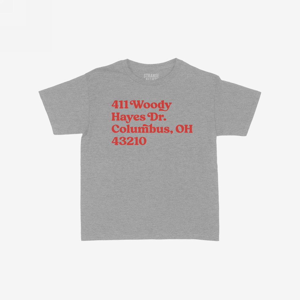 Ohio State Football Stadium Address Women's Baby Tee
