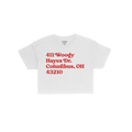 Ohio State Football Stadium Address Crop Top