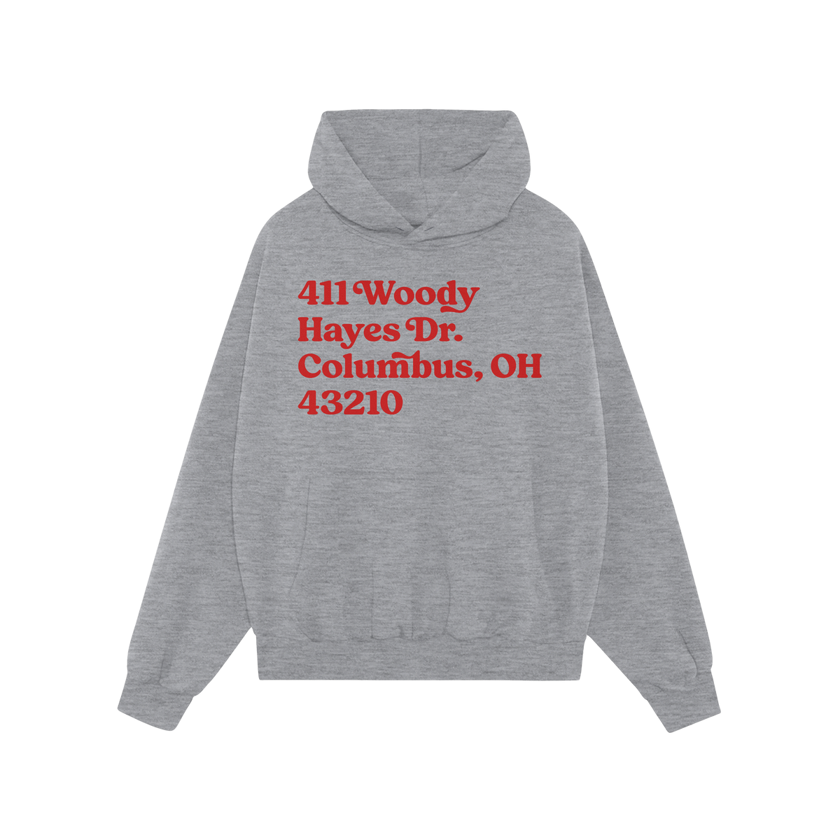 Ohio State Football Stadium Address Hoodie