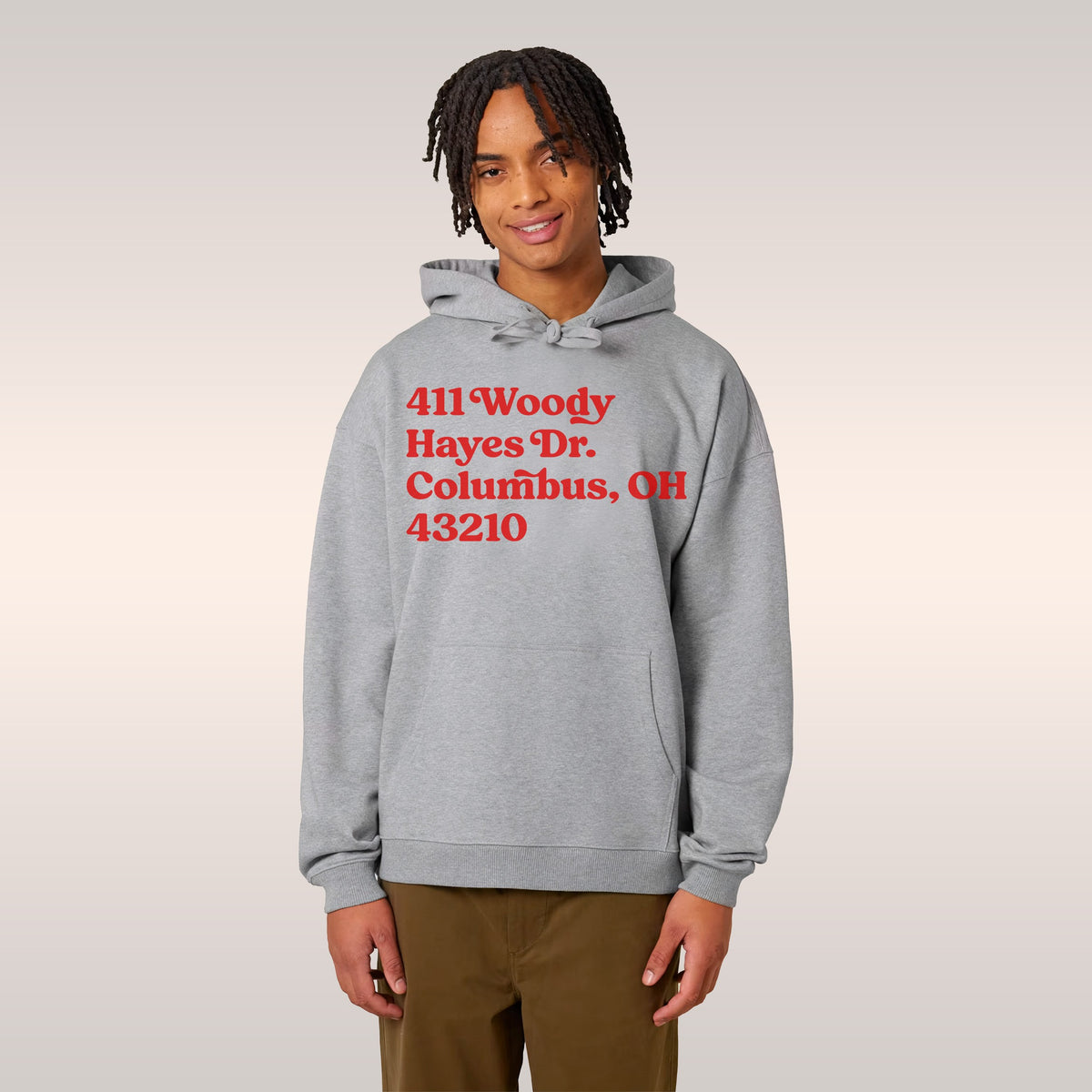 Ohio State Football Stadium Address Hoodie