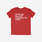 Ohio State Football Stadium Address T-shirt
