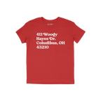 Ohio State Football Stadium Address Kids T-shirt