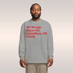 Ohio State Football Stadium Address Long Sleeve T-shirt