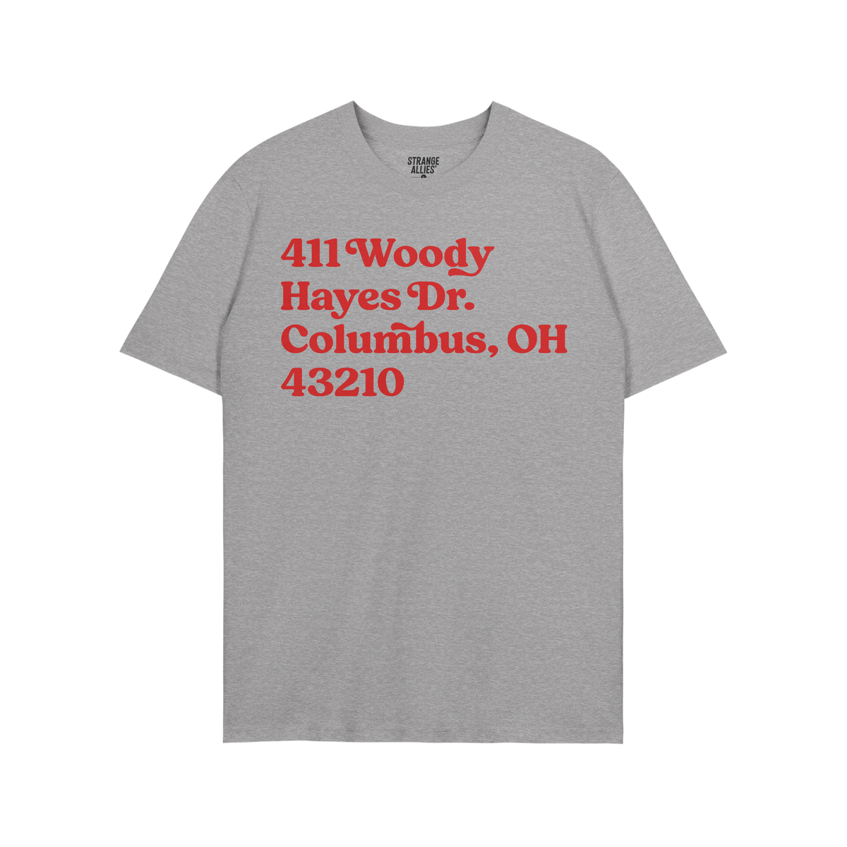 Ohio State Football Stadium Address T-shirt