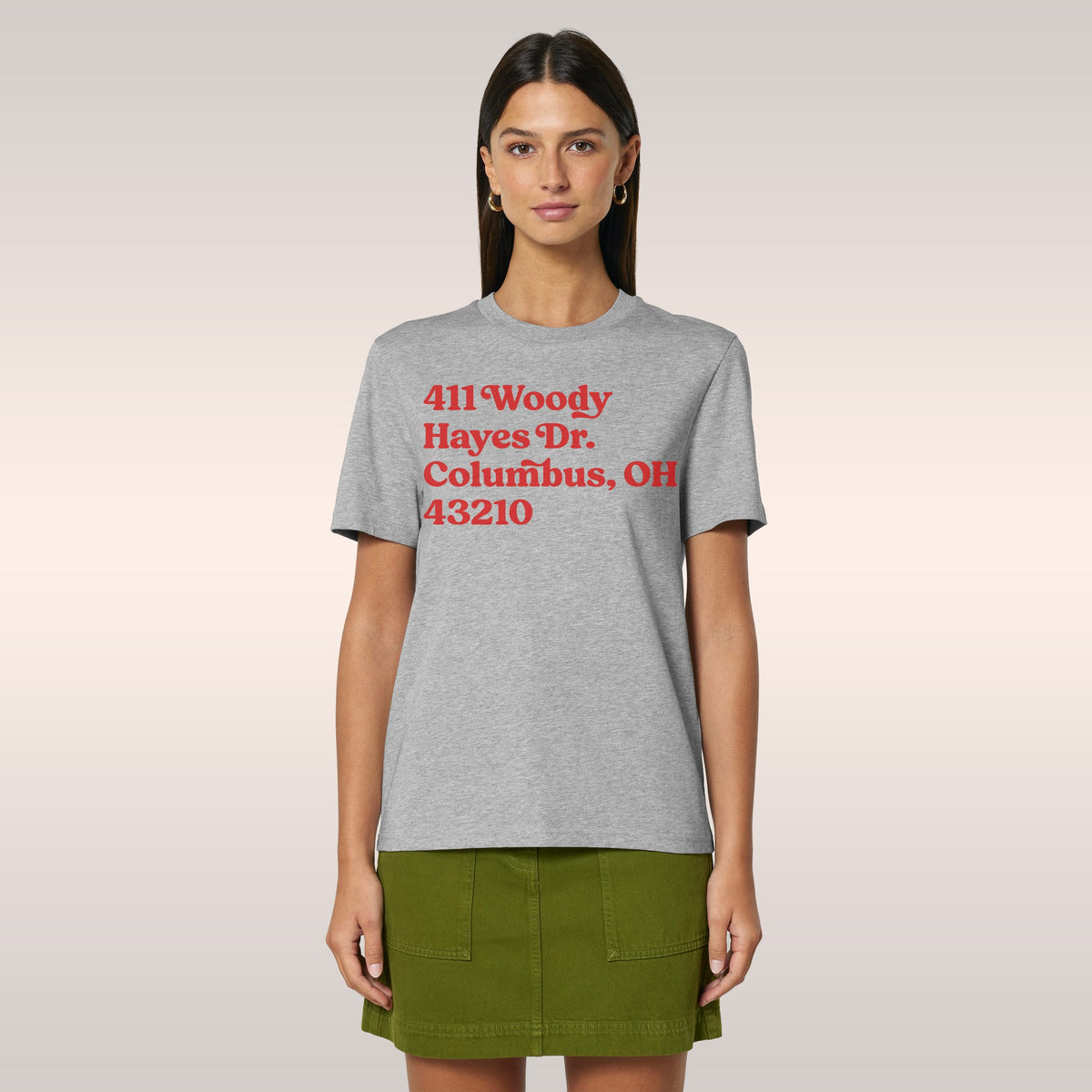 Ohio State Football Stadium Address T-shirt