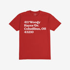 Ohio State Football Stadium Address T-shirt