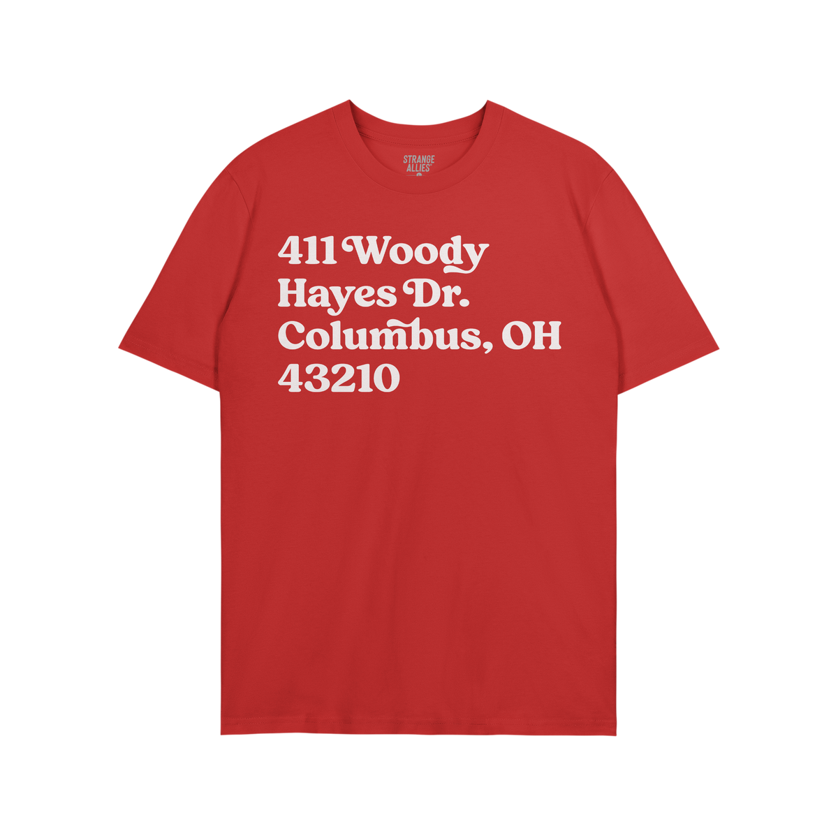 Ohio State Football Stadium Address T-shirt