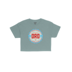 Chicago ORD O'Hare Airport Badge Crop Top