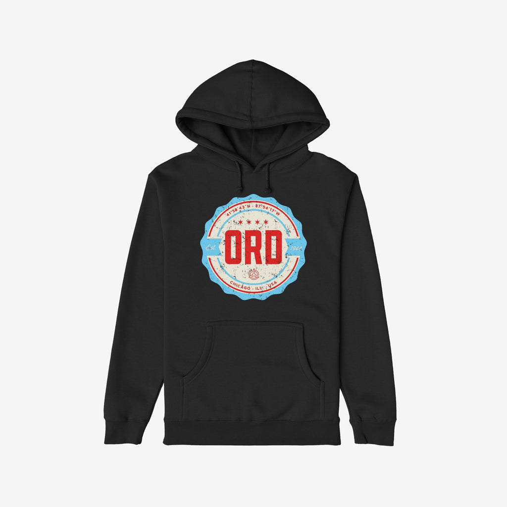 Chicago ORD O'Hare Airport Badge Hoodie & Sweatshirt