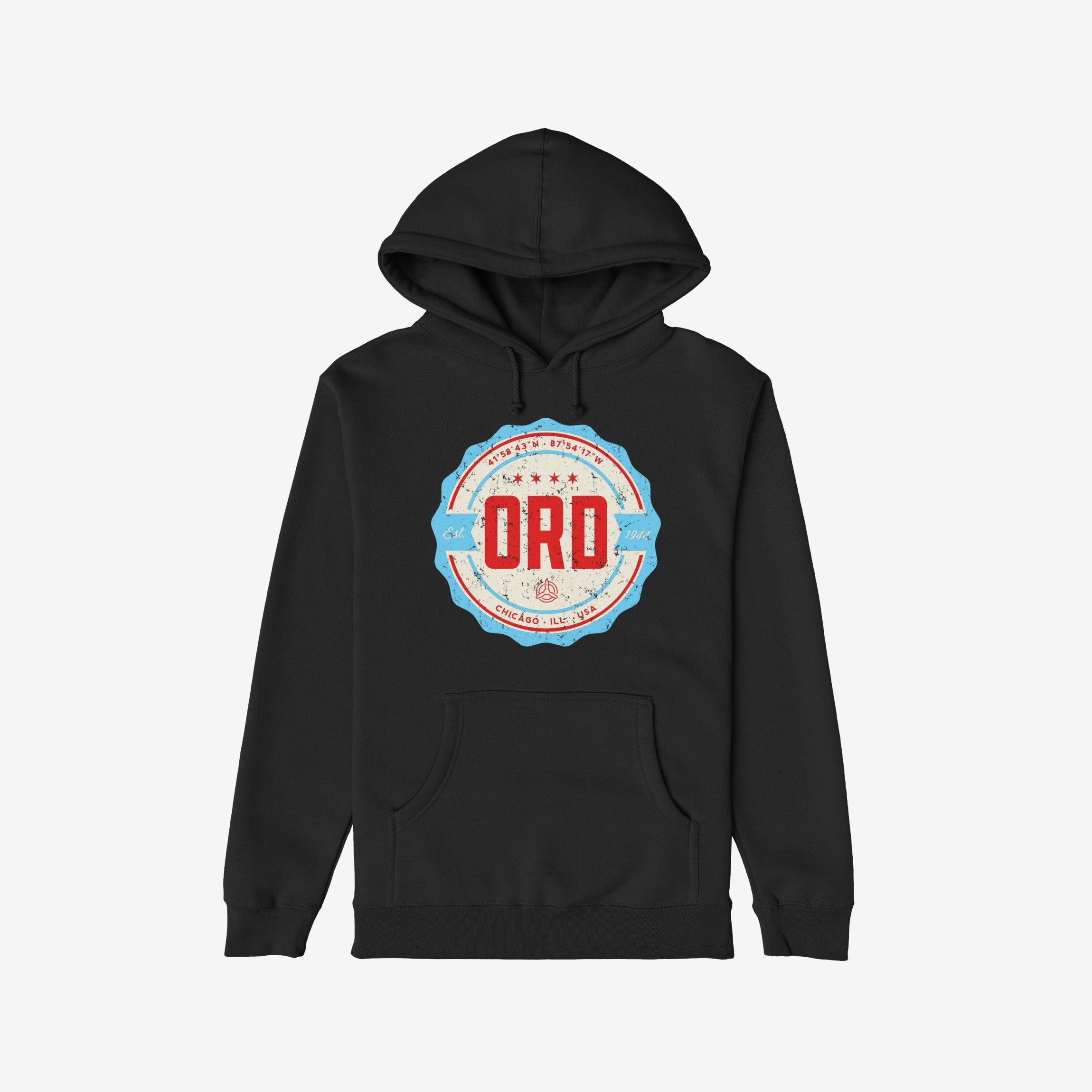 Chicago ORD O'Hare Airport Badge Hoodie & Sweatshirt