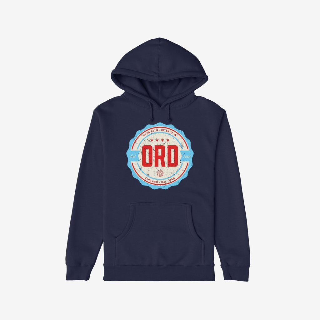 Chicago ORD O'Hare Airport Badge Hoodie & Sweatshirt