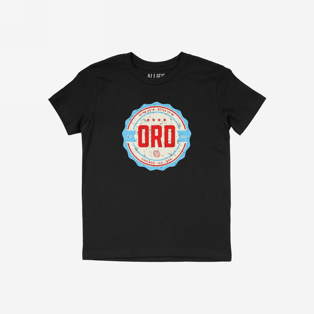 Chicago ORD O'Hare Airport Badge T-shirt