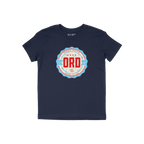 Chicago ORD O'Hare Airport Badge Kids T-shirt
