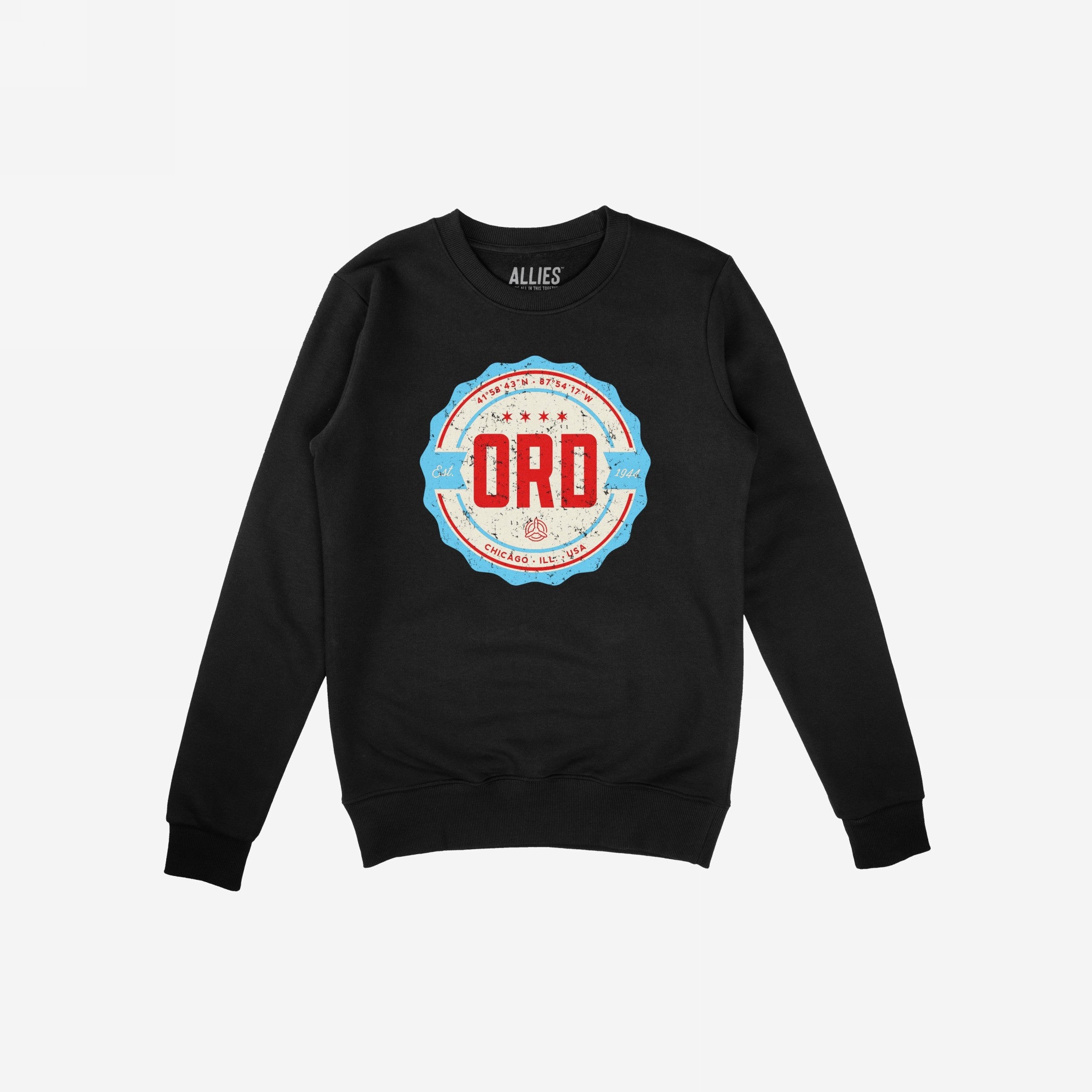 Chicago ORD O'Hare Airport Badge Hoodie & Sweatshirt