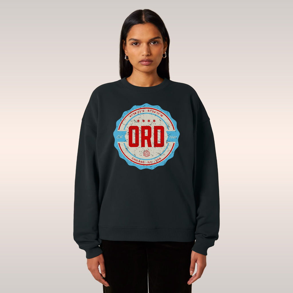Chicago ORD O'Hare Airport Badge Sweatshirt