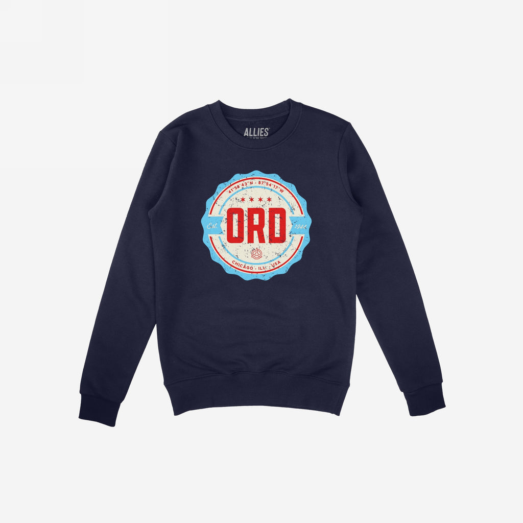 Chicago ORD O'Hare Airport Badge Hoodie & Sweatshirt