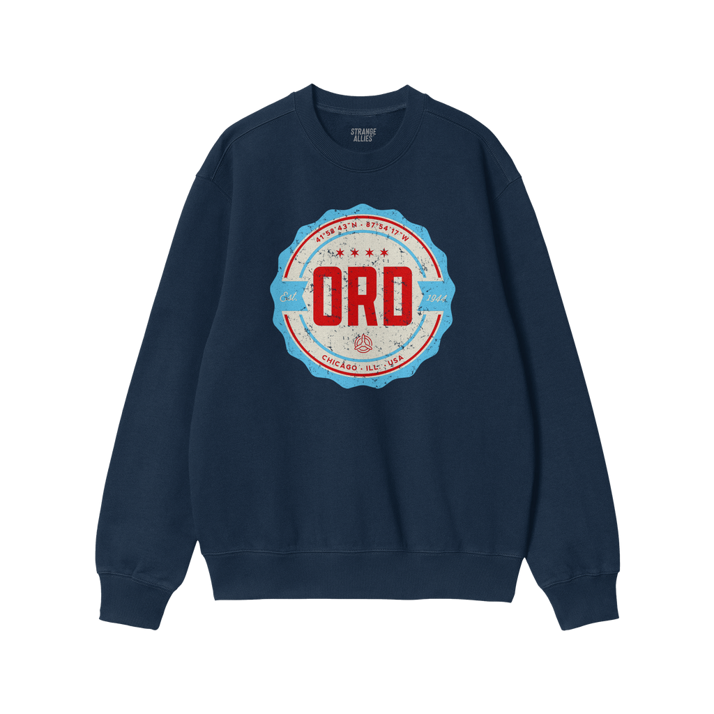 Chicago ORD O'Hare Airport Badge Sweatshirt