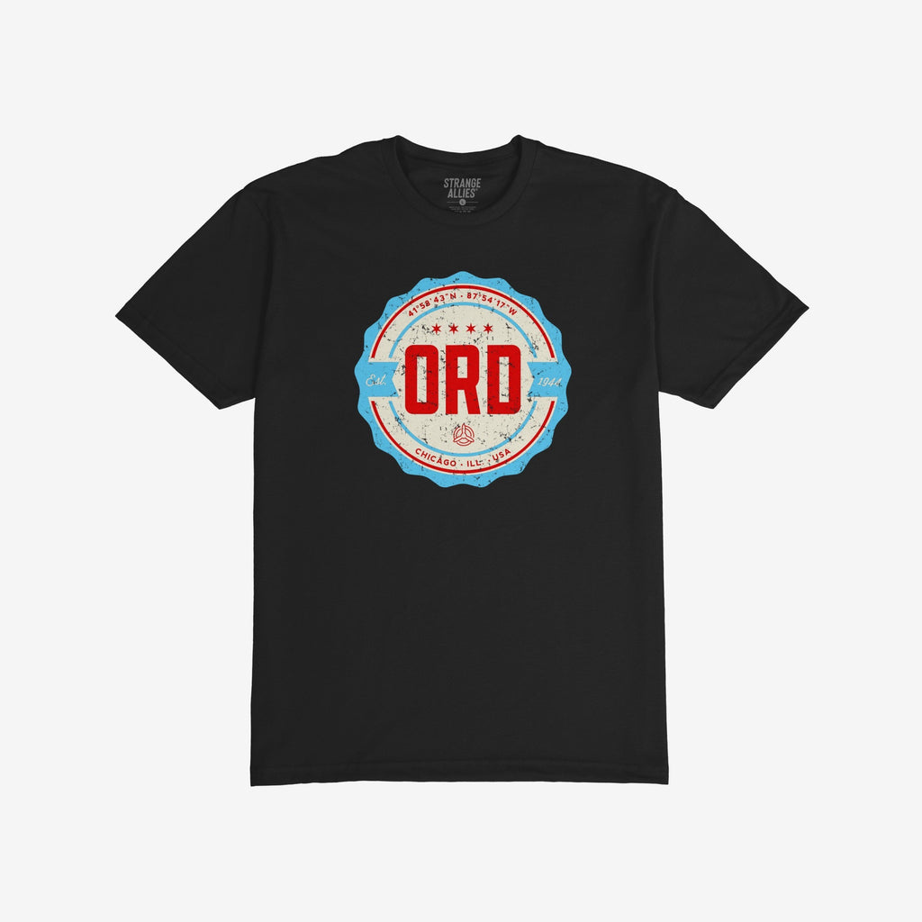 Chicago ORD O'Hare Airport Badge T-shirt
