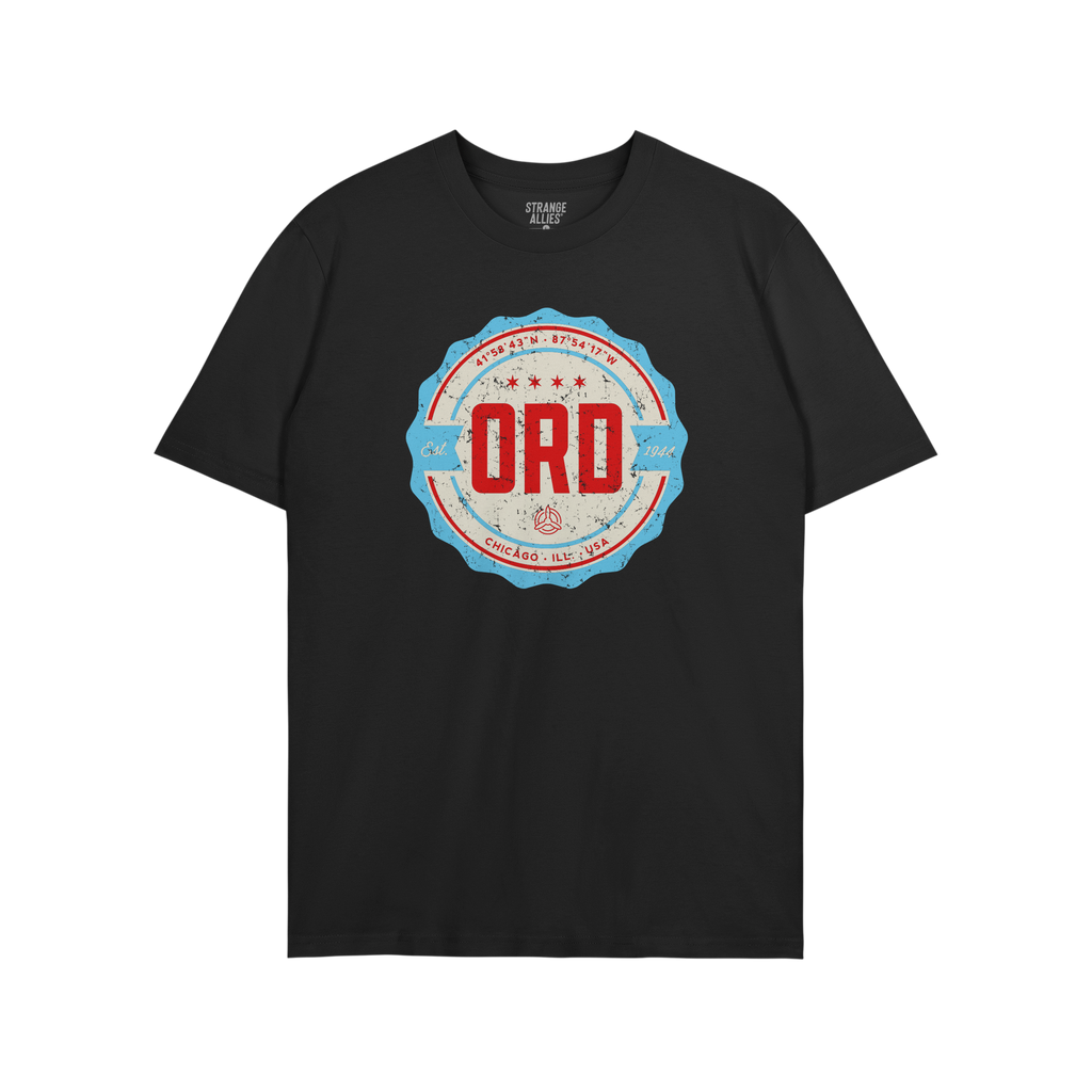 Chicago ORD O'Hare Airport Badge T-shirt