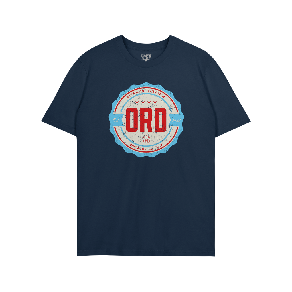 Chicago ORD O'Hare Airport Badge T-shirt