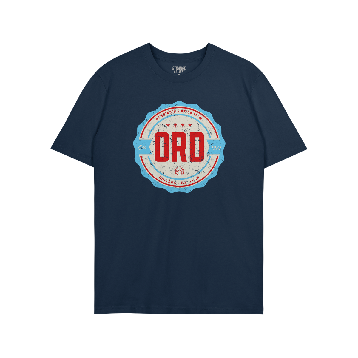 Chicago ORD O'Hare Airport Badge T-shirt