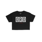Chicago ORD O'Hare Airport Flipboard Crop Top