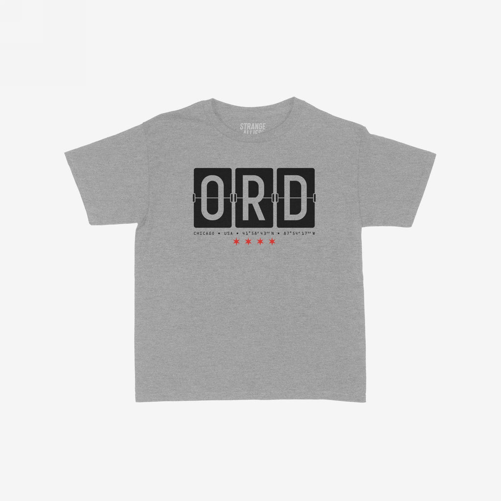Chicago ORD O'Hare Airport Flipboard Women's Baby Tee