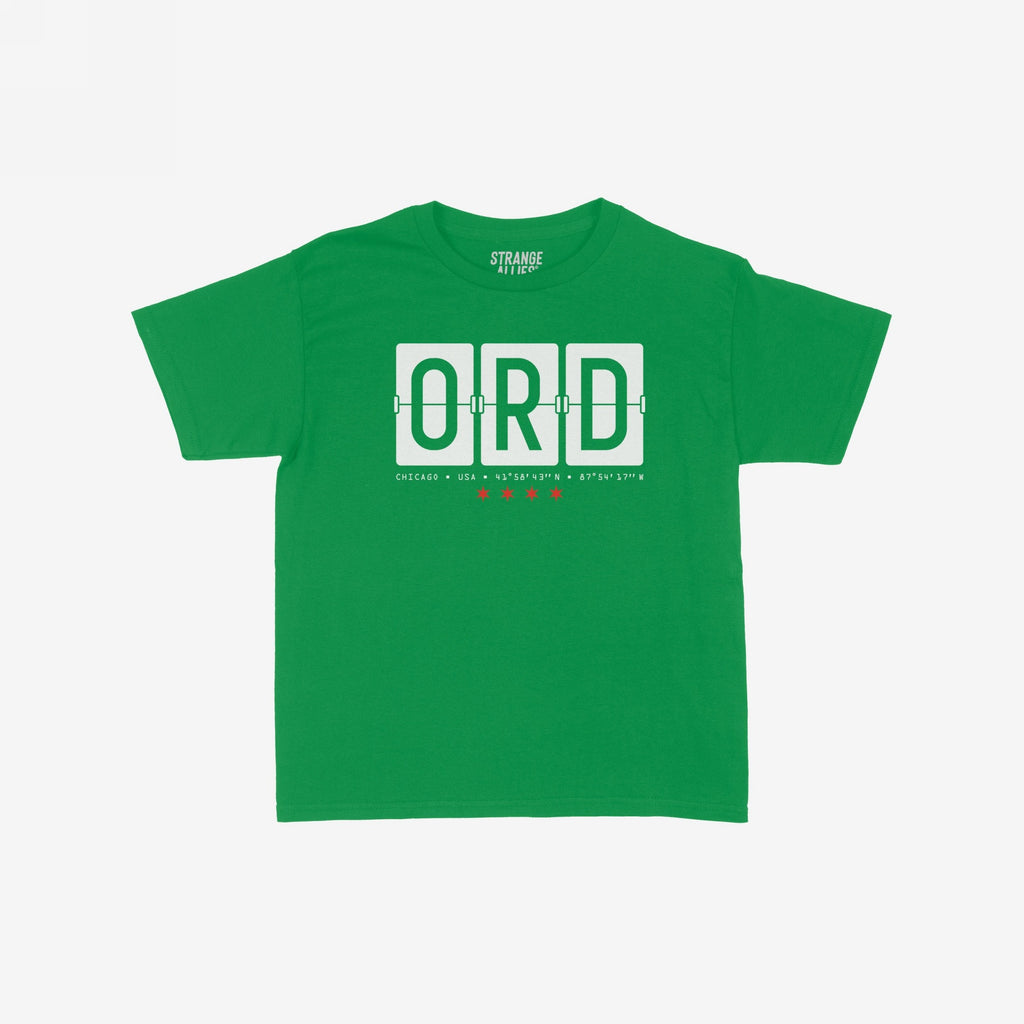 Chicago ORD O'Hare Airport Flipboard Women's Baby Tee