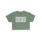 Chicago ORD O'Hare Airport Flipboard Crop Top