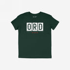 Chicago ORD O'Hare Airport Flipboard T-shirt
