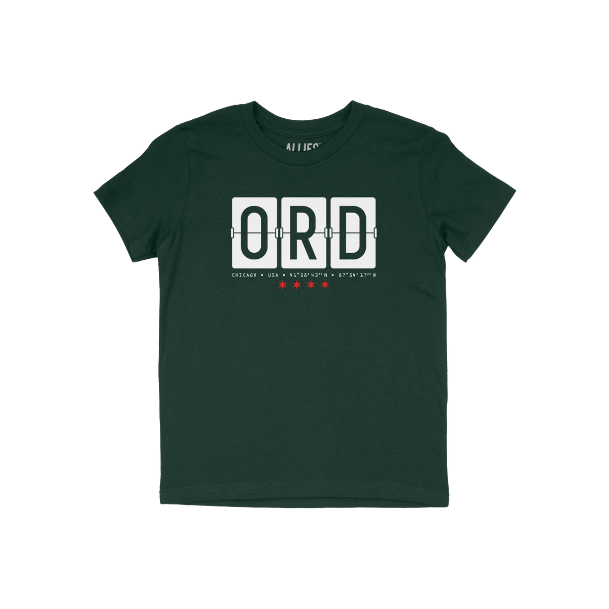 Chicago ORD O'Hare Airport Flipboard Kids T-shirt