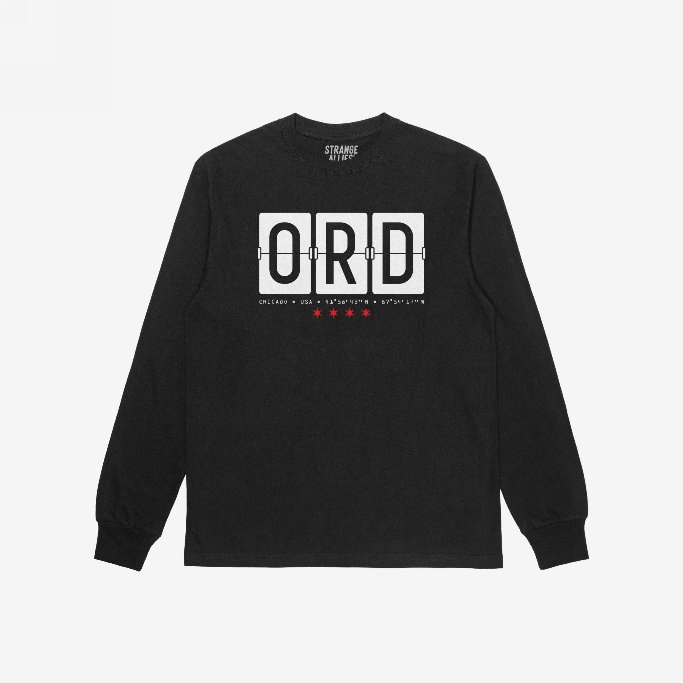 Chicago ORD O'Hare Airport Flipboard T-shirt