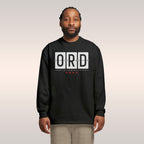 Chicago ORD O'Hare Airport Flipboard Long Sleeve T-shirt